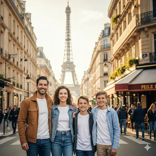 Family photo before