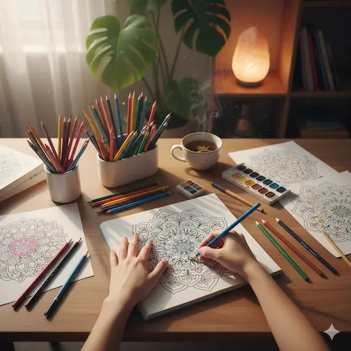 Mindfulness Coloring Pages: Stress Relief and Creative Calm
